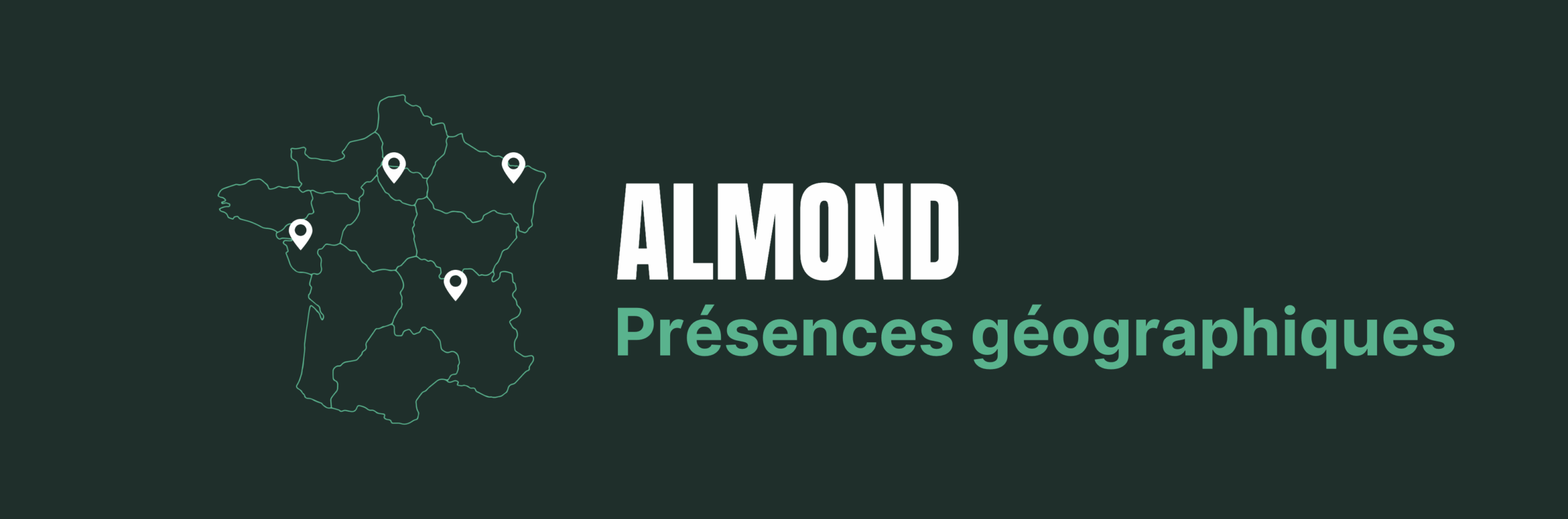 almond présence géographique